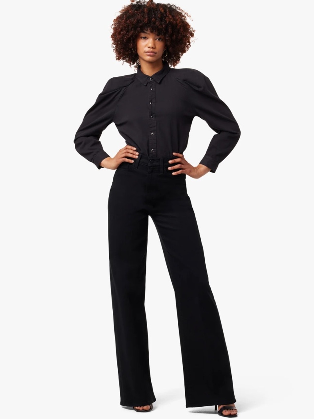 Joe's Jeans Black High Rise Mia Jeans